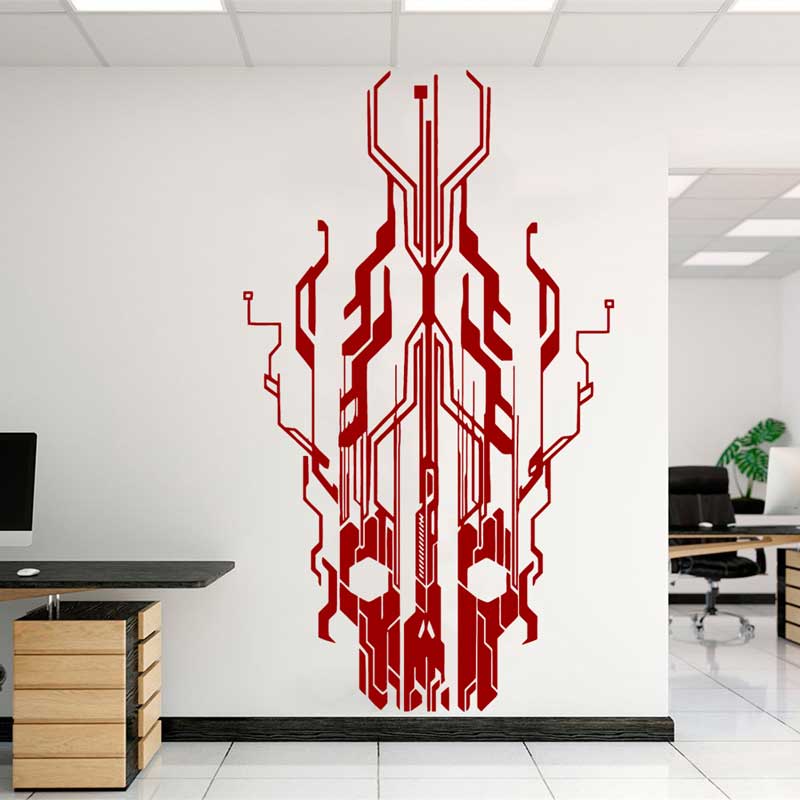 装飾用ウォールステッカーチップ,PCBテクノロジー,スカルビ - Office Tech Gifts のレビューと価格