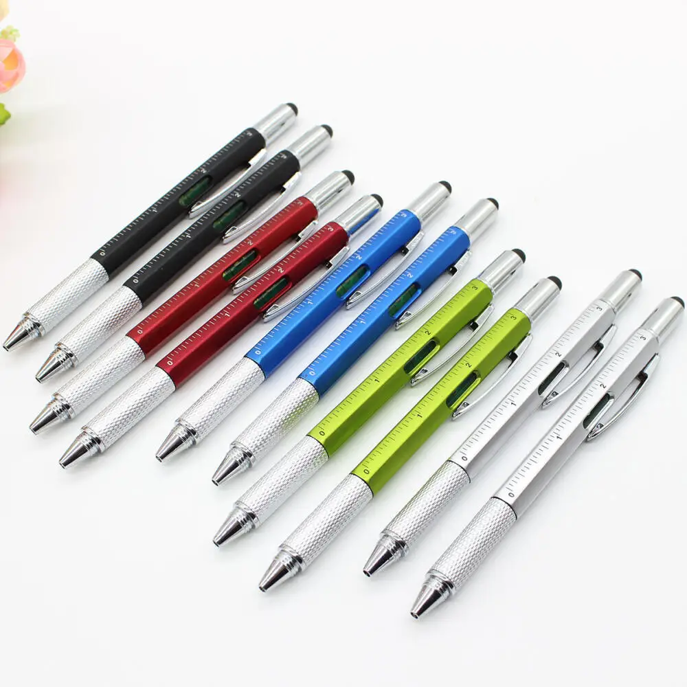 5本入り5-in-1多機能ボールペン、定規+ドライバー+スタ - Office And Tech のレビューと価格