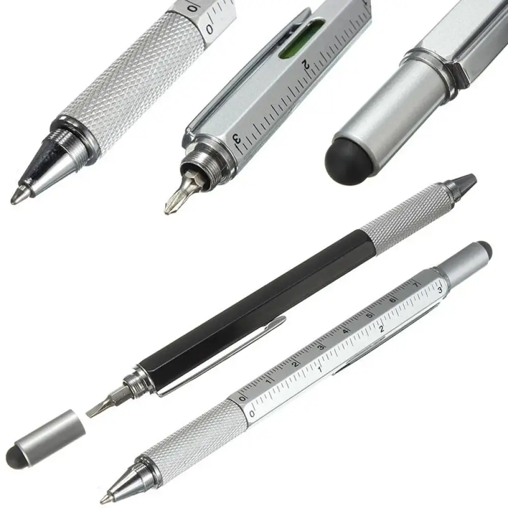 5本入り5-in-1多機能ボールペン、定規+ドライバー+スタ - Office And Tech のレビューと価格