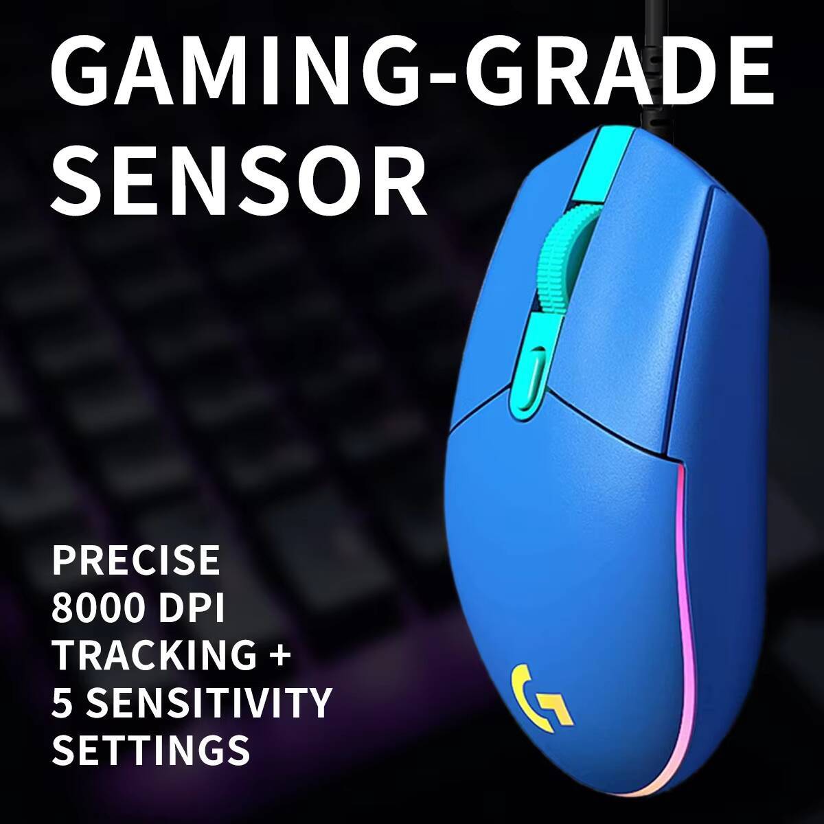 ロジクール G203 プロディジー RGB ゲーミングマウス - Logitech Mouse G203 のレビューと価格