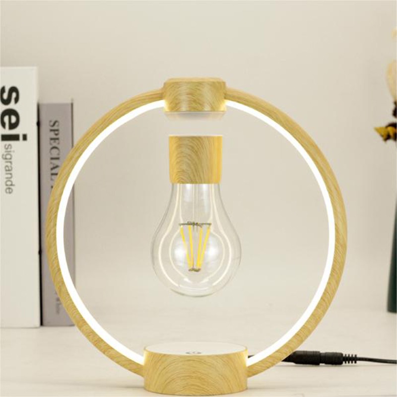 磁気浮上式LED電球テーブルランプ ナイトライト 家庭用寝室 - Office Tech Gifts のレビューと価格