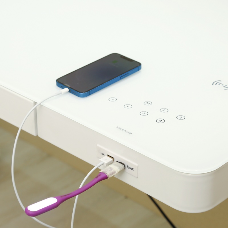 スマート高さ調節デスク デュアルモーター 耐久性のあるモダン - Office Tech Supply のレビューと価格