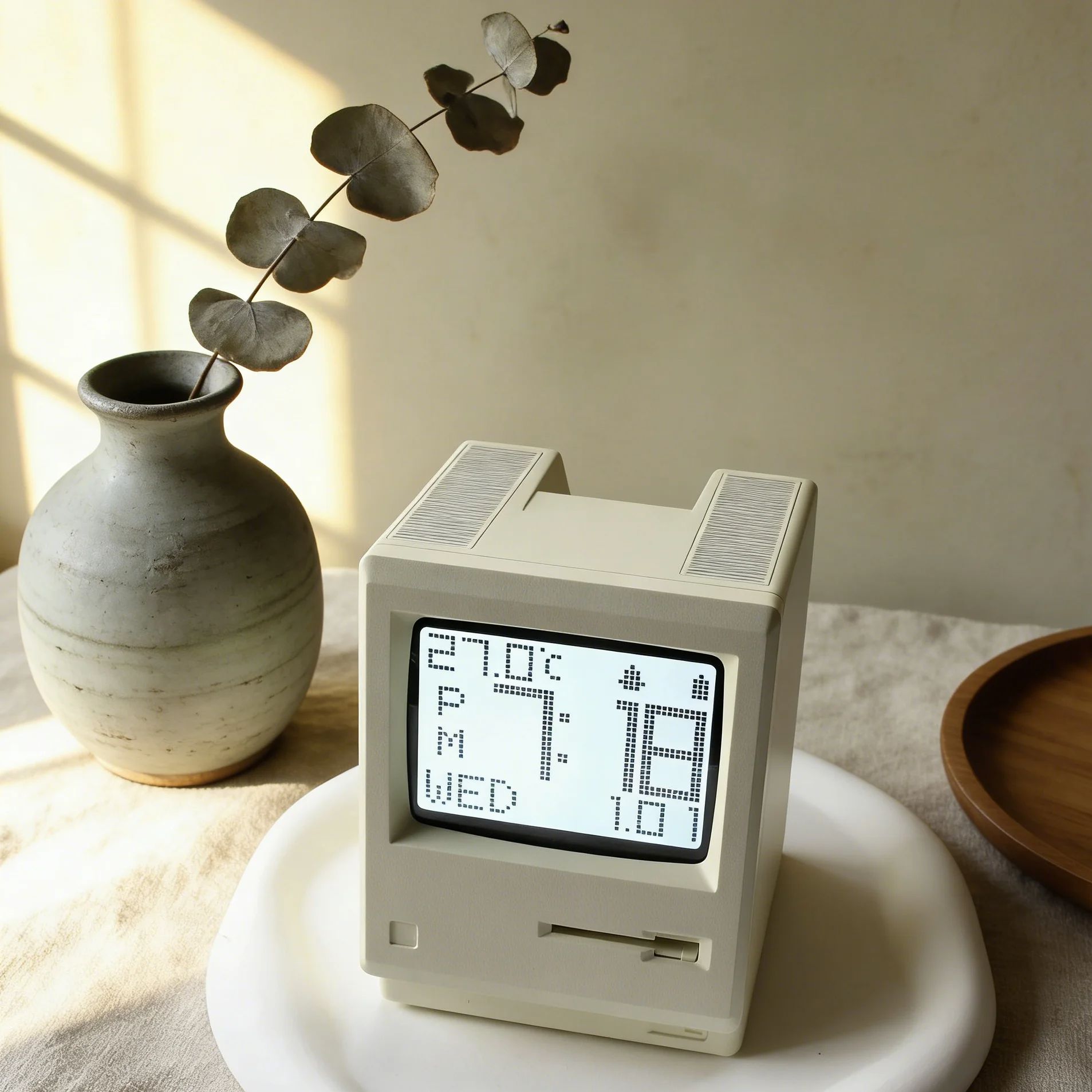 レトロなノスタルジックなマックロック目覚まし時計、ヴィンテー - Office Tech Gifts のレビューと価格
