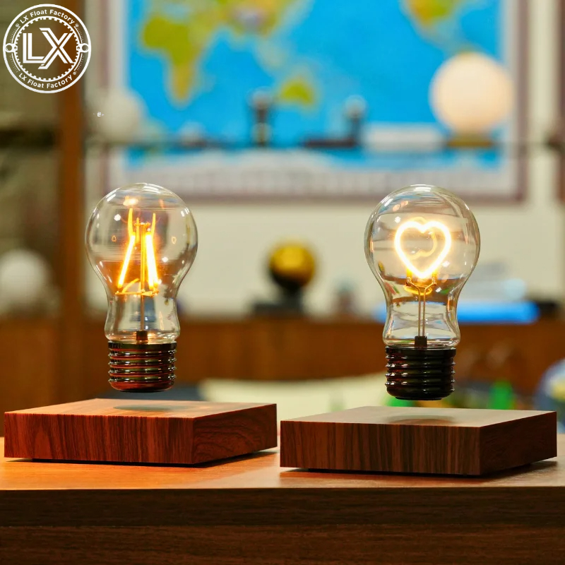 磁気浮上式ワイヤレスLED電球デスクランプ、ユニークなギフト - Office And Tech のレビューと価格