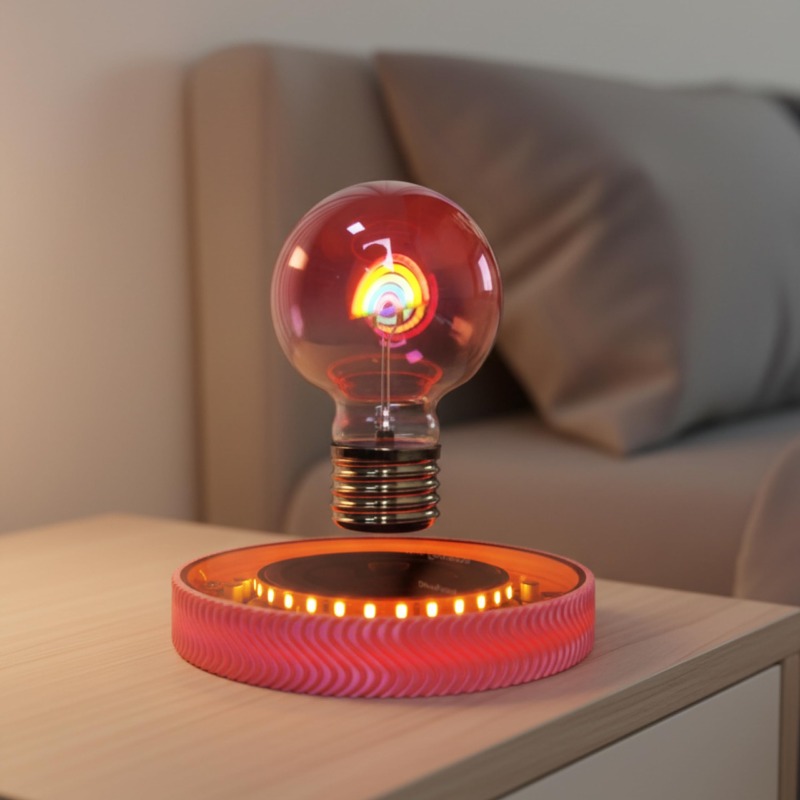 空中浮遊ワイヤレスLED電球デスクランプ、男の子と女の子のた - Office And Tech のレビューと価格