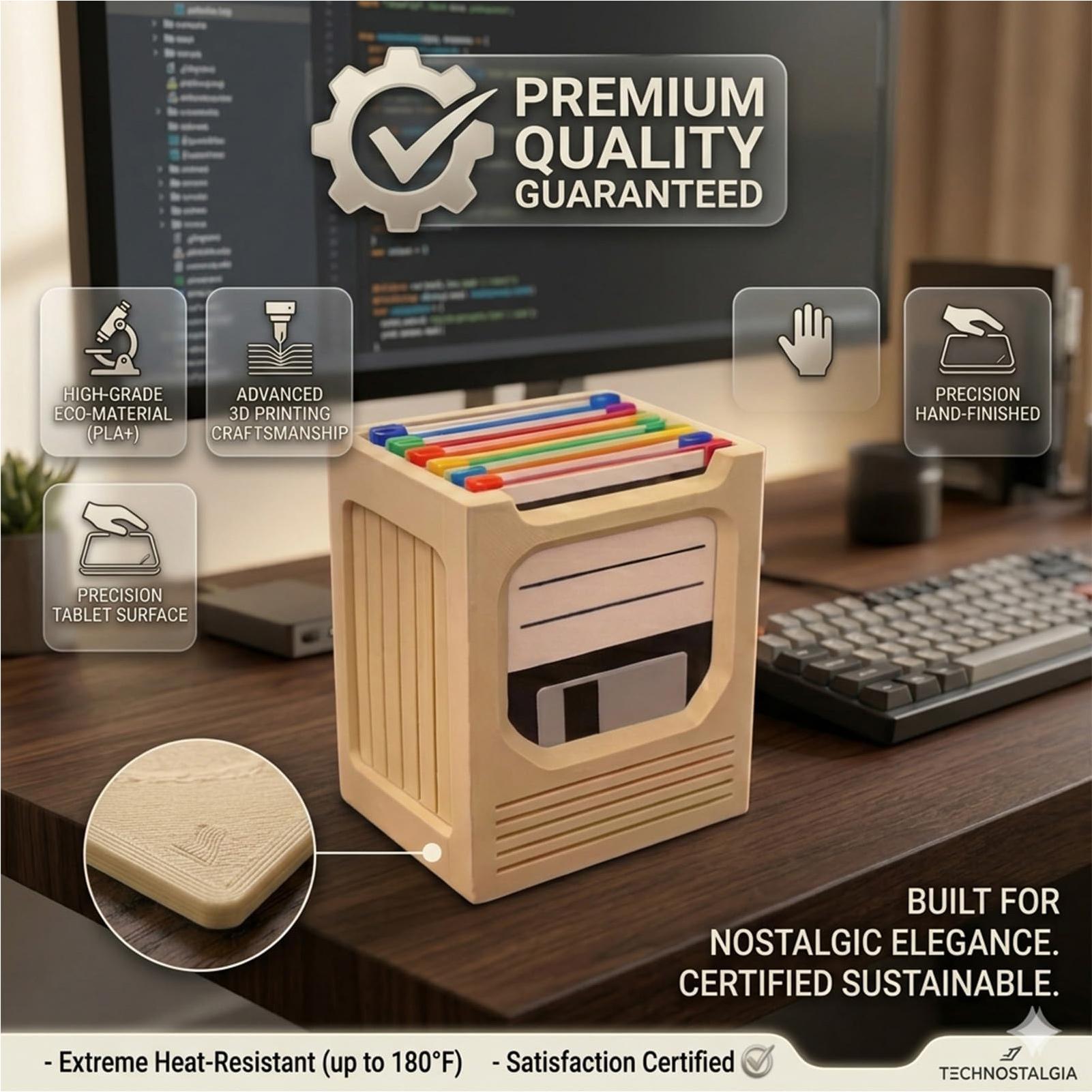 レトロテックコースターホルダーセット レトロな美的収納ラック - Office And Tech のレビューと価格