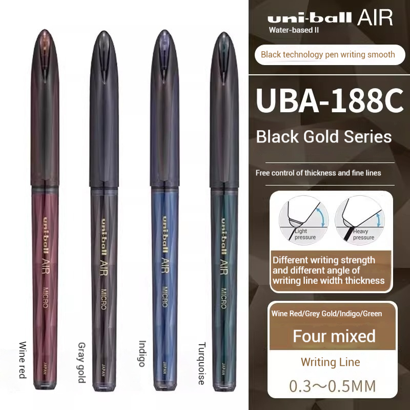 ユニボール AIR ブラック テックジェルペン 0.5 レジ - Office Tech Supply のレビューと価格